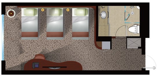 트리플 트윈 도면